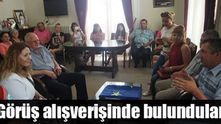Gegeoğlu'nu ziyaret ettiler   