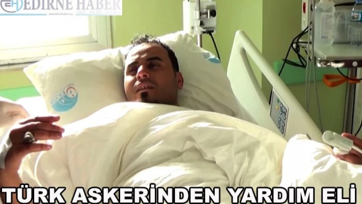 Türk askerinden yardım eli