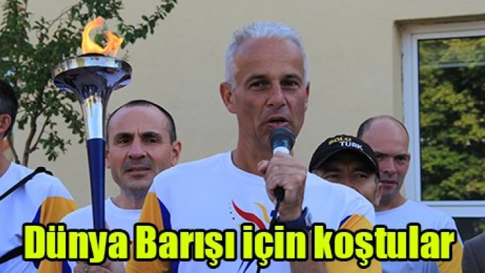 Dünya Barışı için koştular