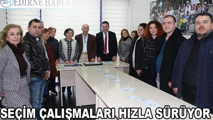 Uymaz, seçim çalışmalarına devam ediyor