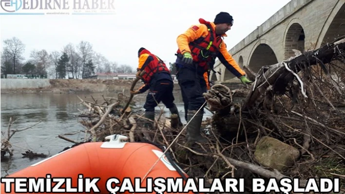 Temizlik çalışması başladı