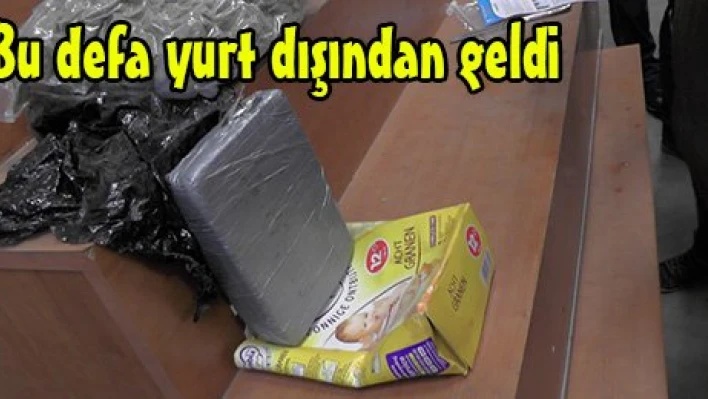 Bu defa yurt dışından geldi