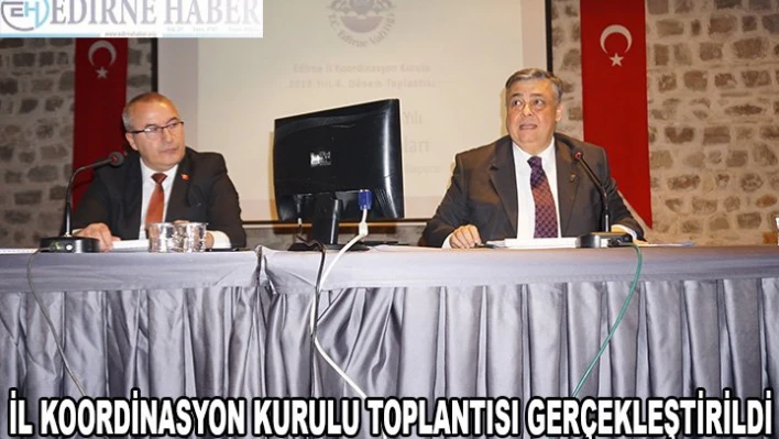 İL KOORDİNASYON KURULU OCAK AYI TOPLANTISI GERÇEKLEŞTİRİLDİ