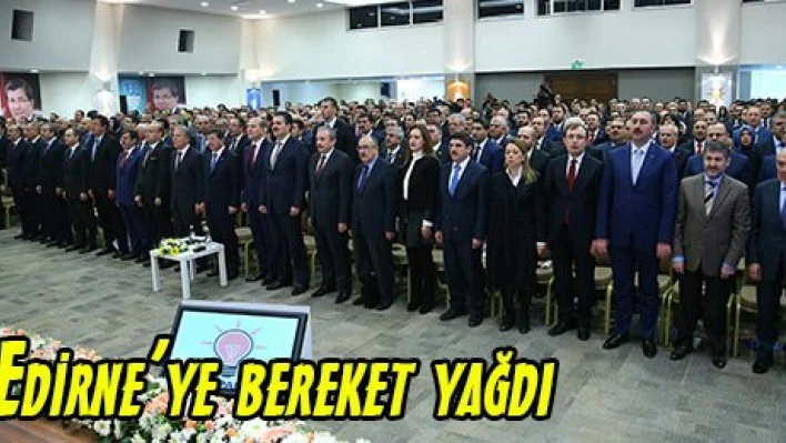 Edirne'ye bereket yağdı
