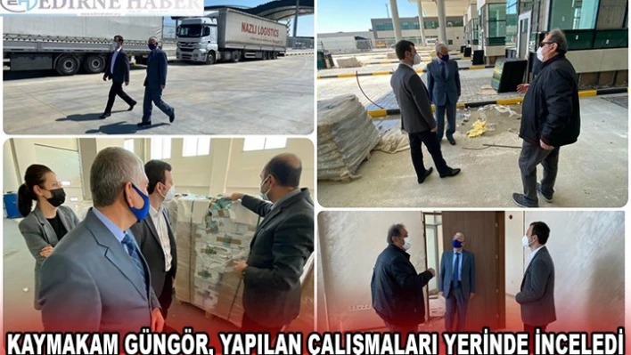 KAYMAKAM GÜNGÖR, YAPILAN ÇALIŞMALARI YERİNDE İNCELEDİ
