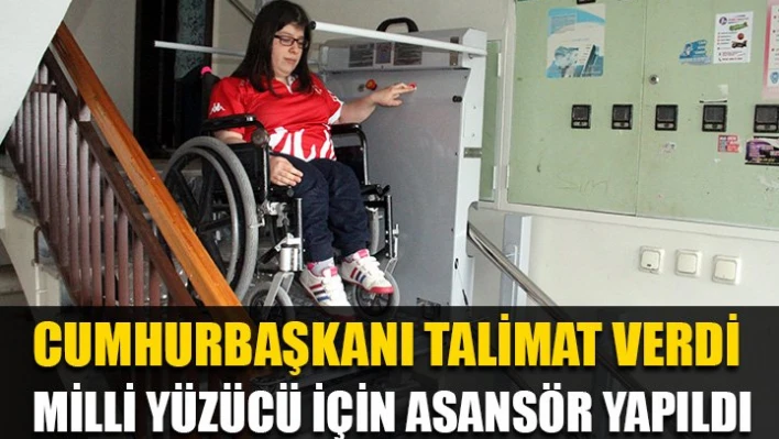 Asansörüne kavuştu