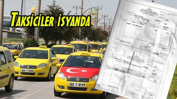 Taksiciler isyanda