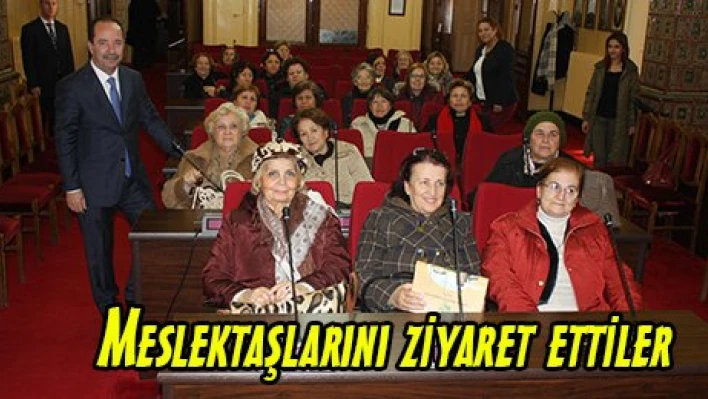 Meslektaşlarını ziyaret ettiler