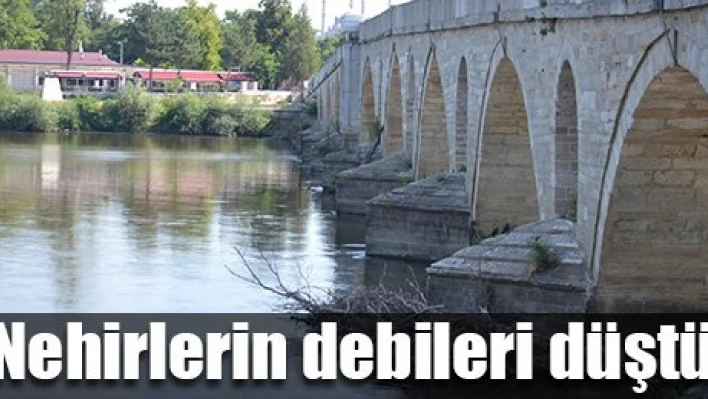 Sıcaktan nehirler de etkilendi
