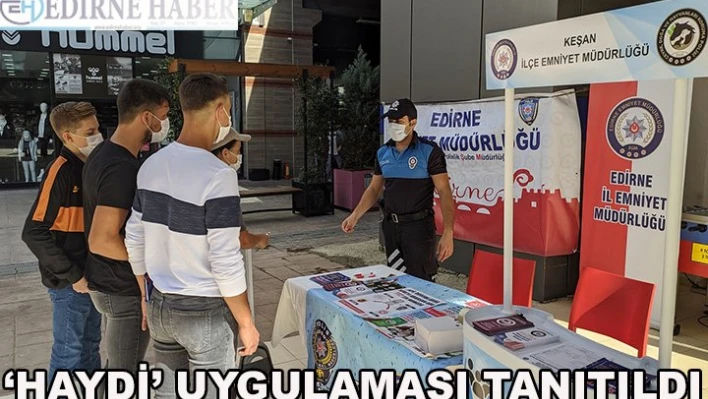 'Haydi' uygulaması tanıtıldı