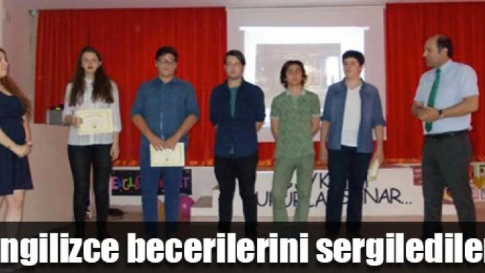 İngilizce Gecesi düzenlendi
