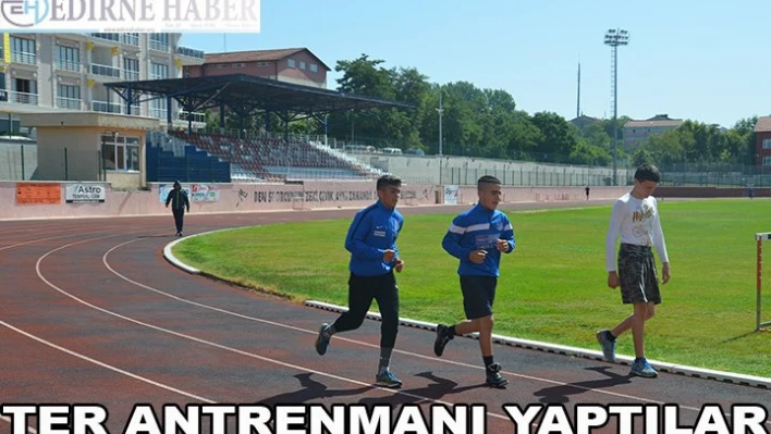 Kilolarını antrenmanla vermeye çalıştılar