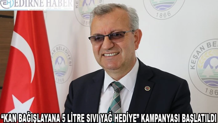  Kan bağışlayana 5 litre sıvı yağ hediye