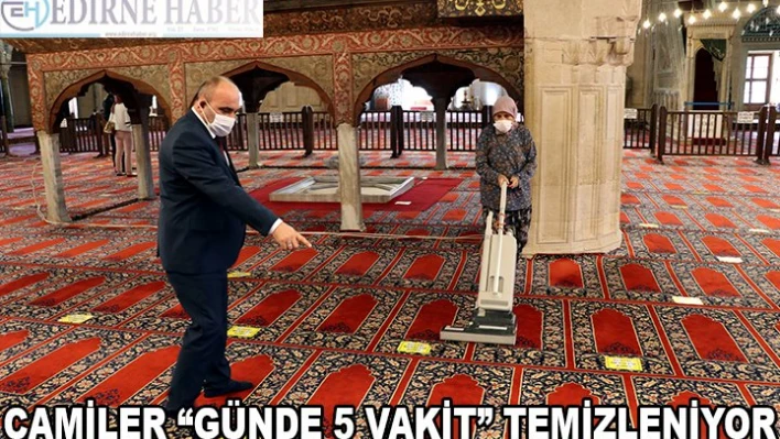 'Günde 5 vakit' temizlik