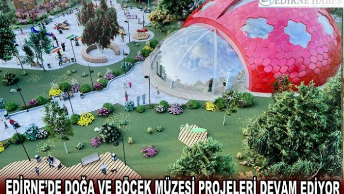 EDİRNE'DE DOĞA VE BÖCEK MÜZESİ PROJELERİ DEVAM EDİYOR 