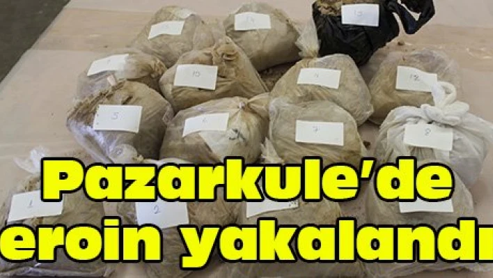 Pazarkule'de eroin yakalandı