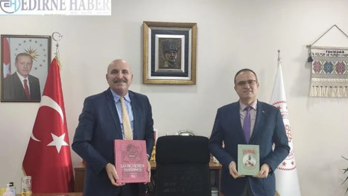 Tekirdağ Kültür ve Turizm Müdürü Hacıoğlu'na ziyaret