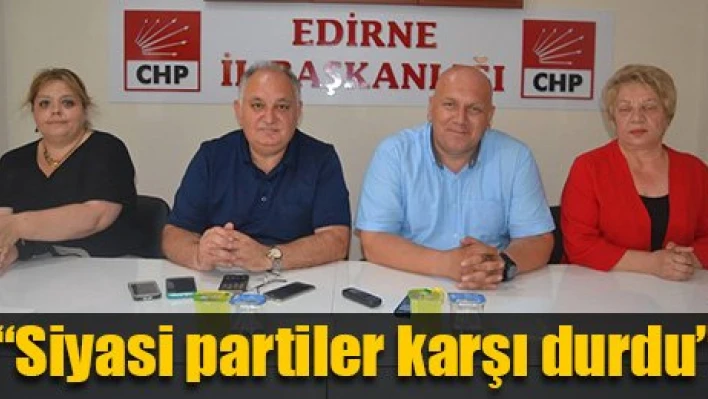 Siyasi Partileri ziyaret etti