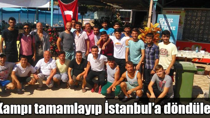 Enez'de kamp yaptılar