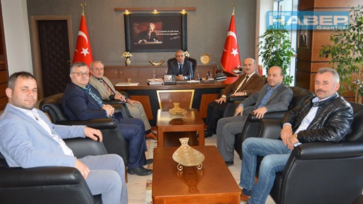 Kurumları ziyaret etti