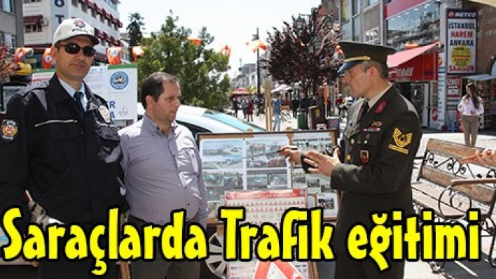 Saraçlarda Trafik eğitimi