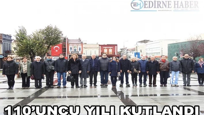 110'uncu yılı kutlandı