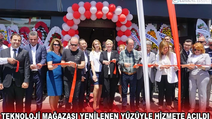 Teknoloji mağazası yenilenen yüzüyle hizmete açıldı