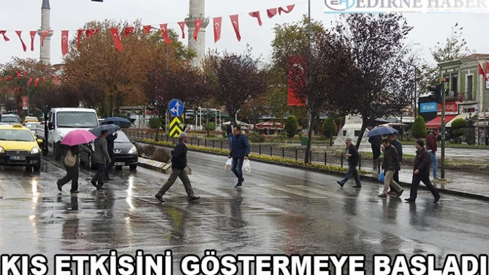 Kış etkisini göstermeye başladı