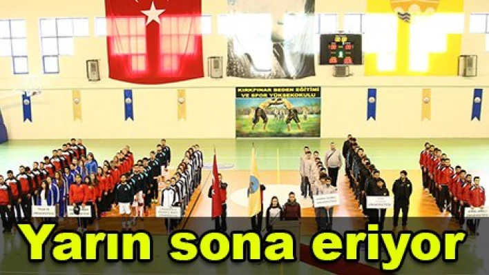 Ünilig futsal yarın sona eriyor