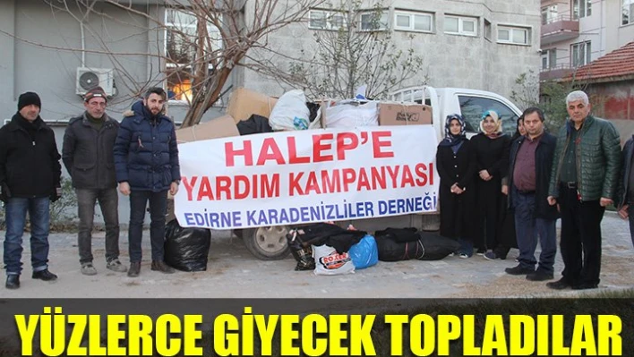 Halep'e yardım eli