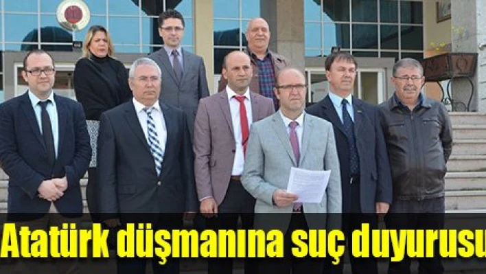 O yazara suç duyurusu