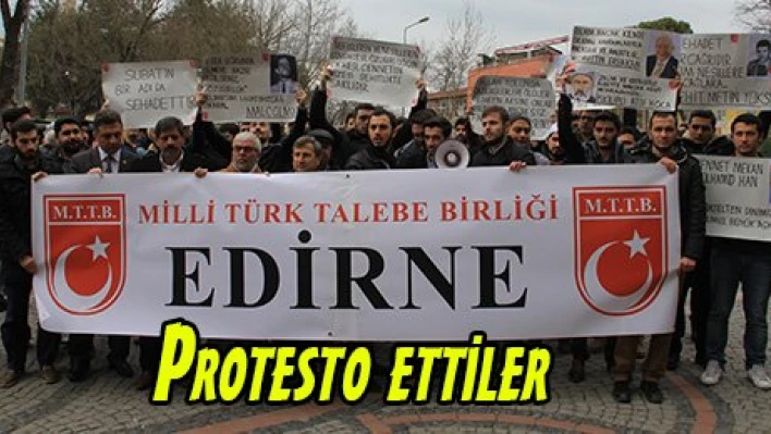 Protesto ettiler