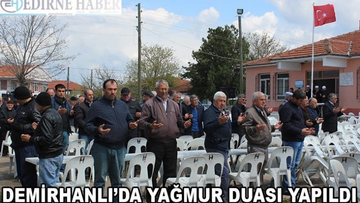 Demirhanlı'da yağmur duası
