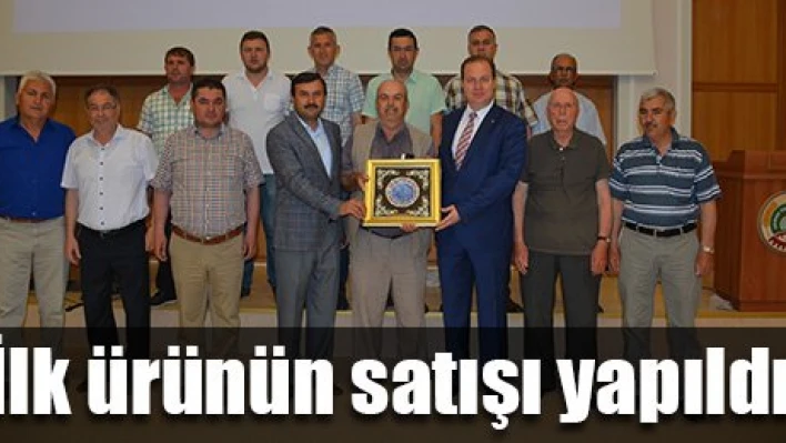 İlk ürün satıldı