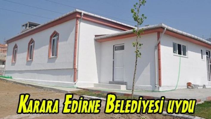 Karara Edirne Belediyesi uydu