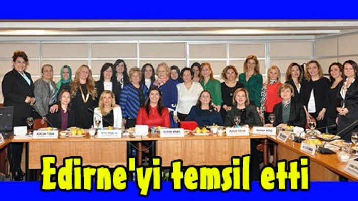 Edirne'yi temsil etti