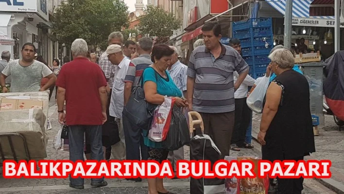 Osmaniye caddesi değil, Bulgar pazarı