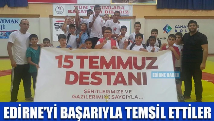 Şehitler anısına güreştiler
