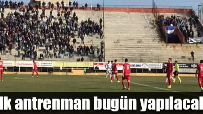 Edirnespor sahaya iniyor