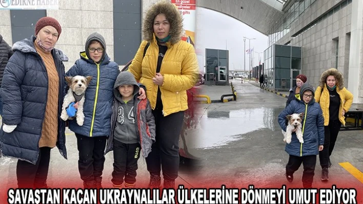 Savaştan kaçan Ukraynalılar ülkelerine dönmeyi umut ediyor