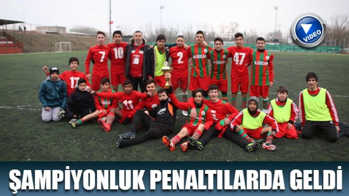 Saraçhanespor penaltılarla şampiyon oldu