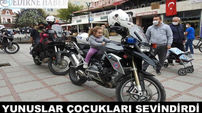 Yunus'lar çocukları sevindirdi