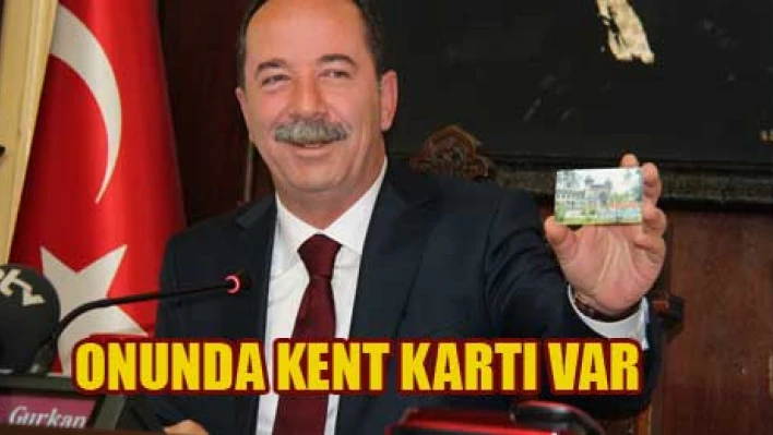 'Kent kart kullanın'