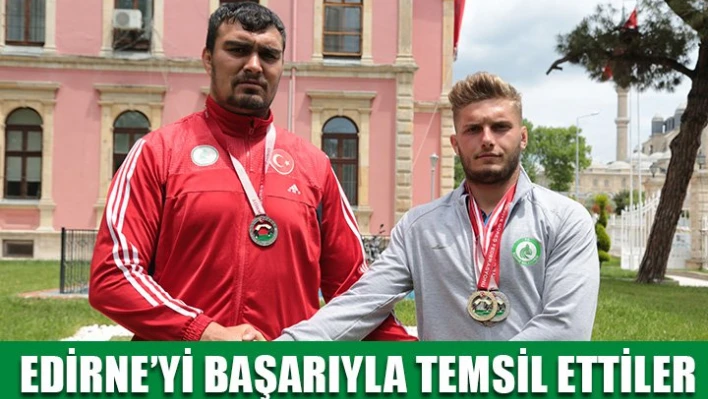 Başarı ile temsil ediyorlar