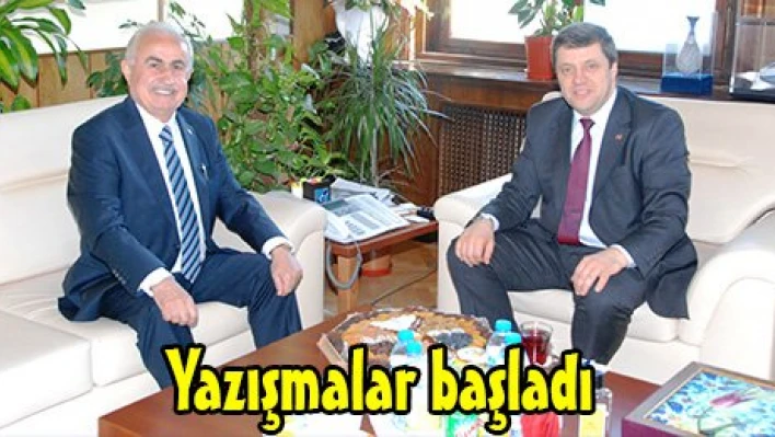 Yazışmalar başladı