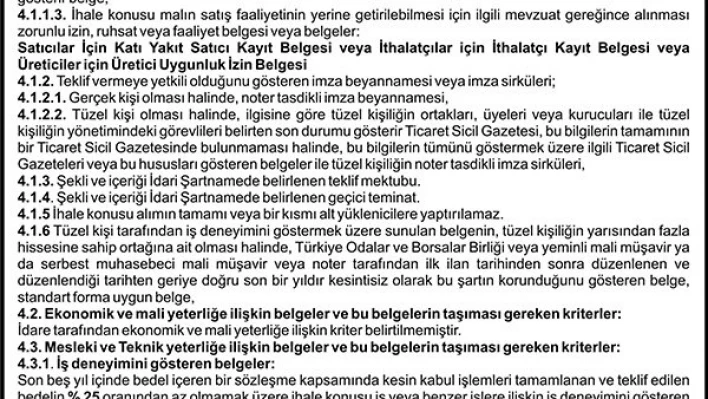 LİNYİT KÖMÜR ALIMI