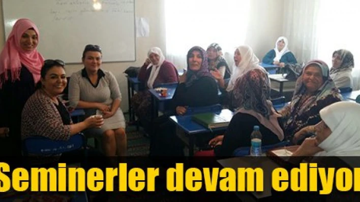 Eğitim semineri verildi