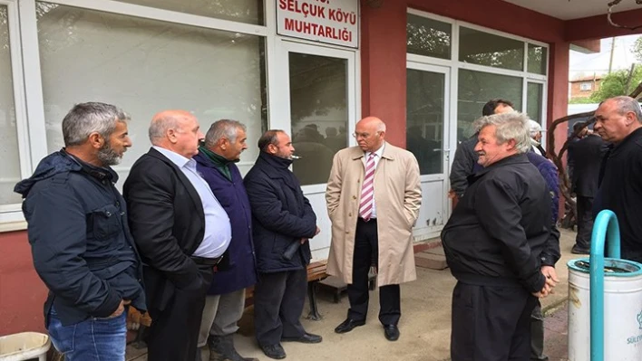 Mahalle ziyaretleri yaptı