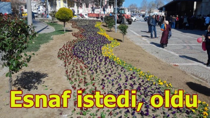 Çiçek deresi oldu