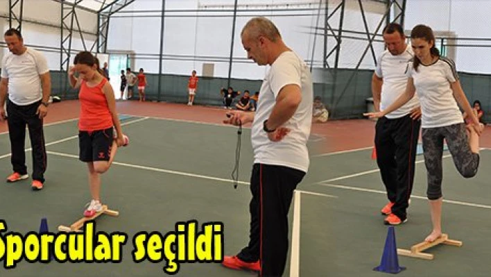 Sporcular seçildi
